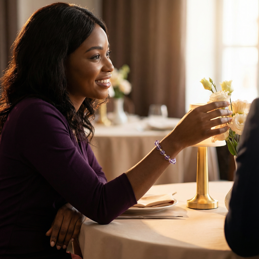 Natural Amethyst Bracelet