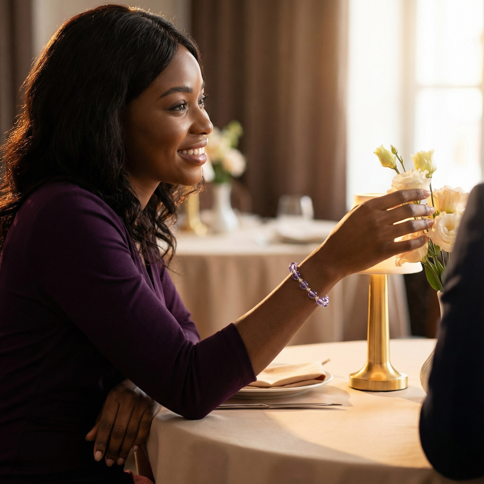 Natural Amethyst Bracelet