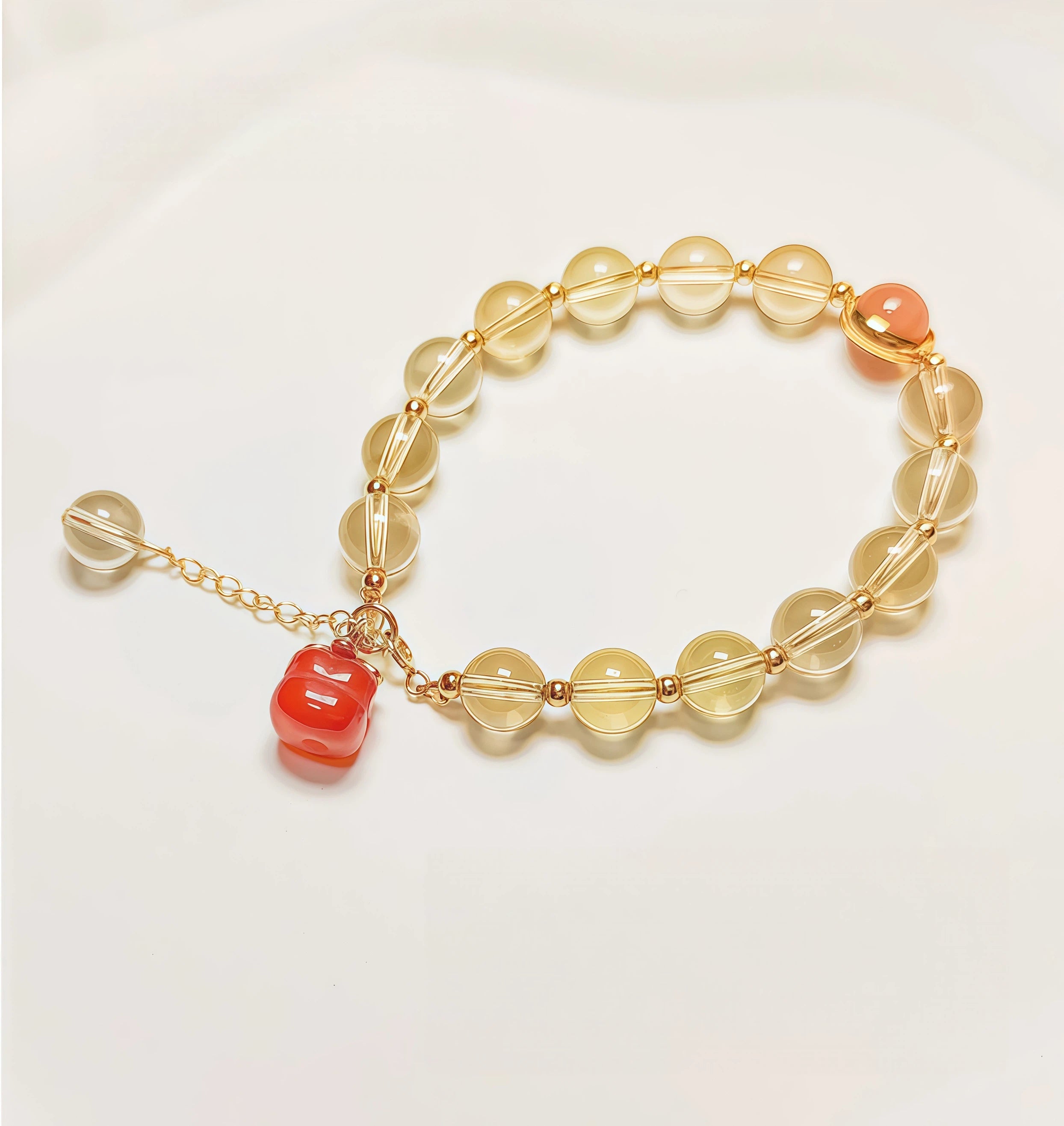 Sunstone Yellow Crystal Bracelet