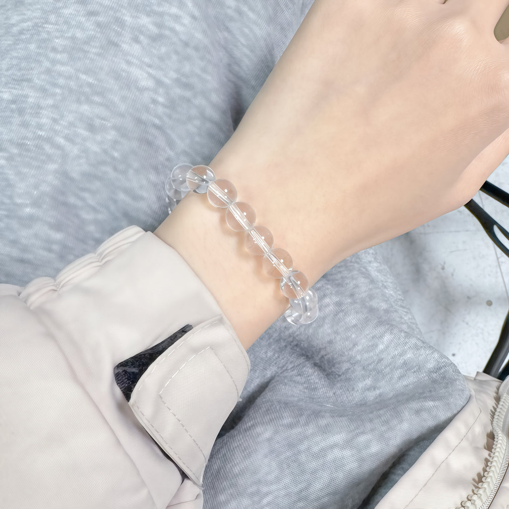 Natural white crystal bracelet