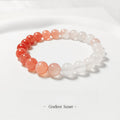 Gradient Sunset Healing Crystal Bracelet