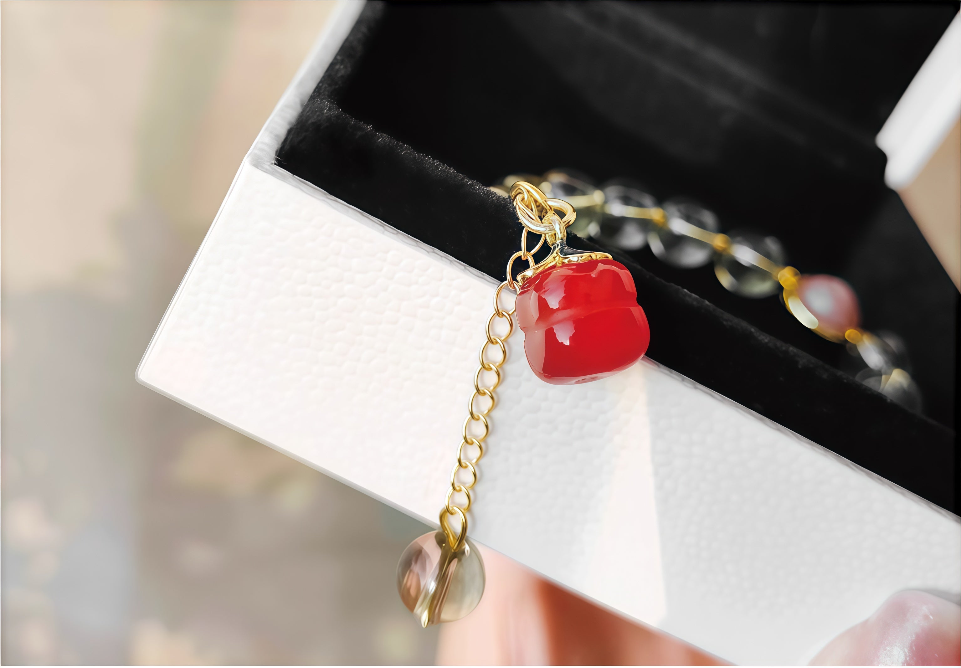 Sunstone Yellow Crystal Bracelet