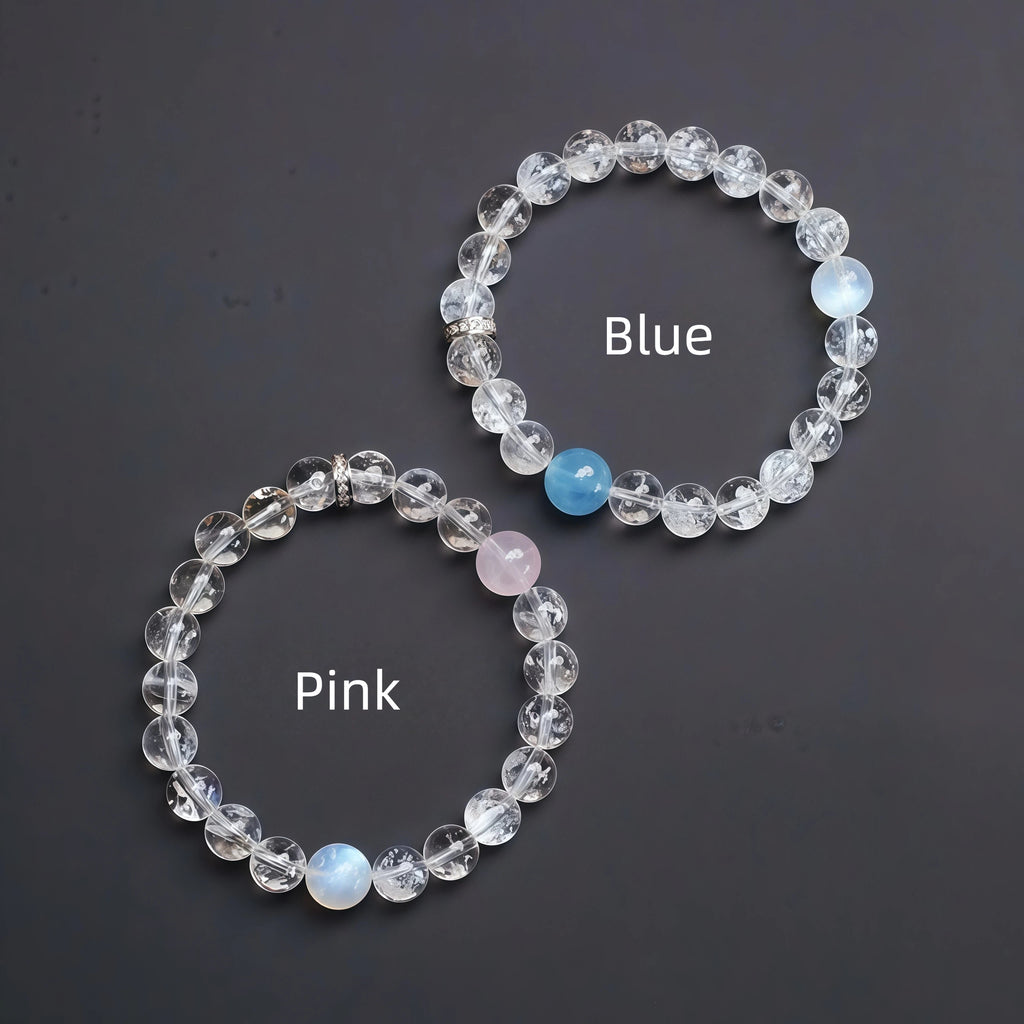 Natural crystal bracelet