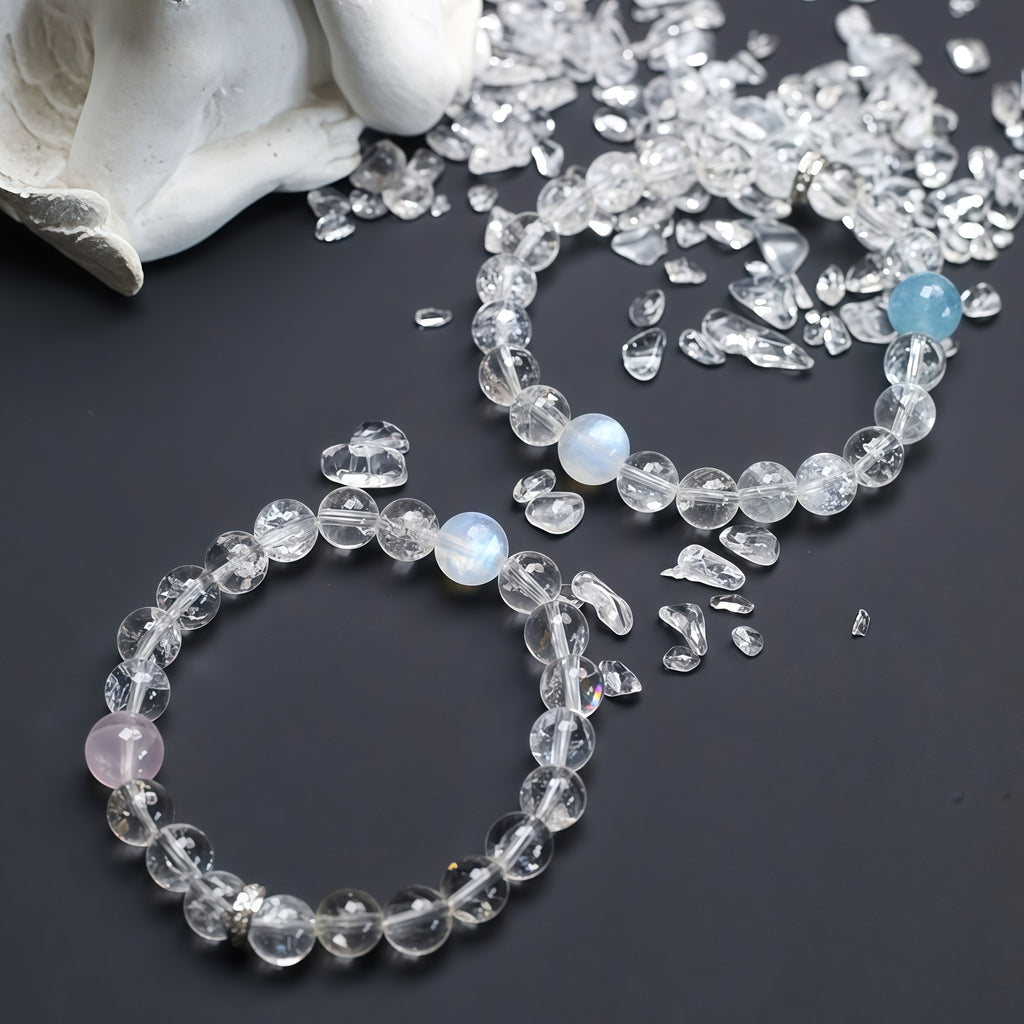 Natural crystal bracelet