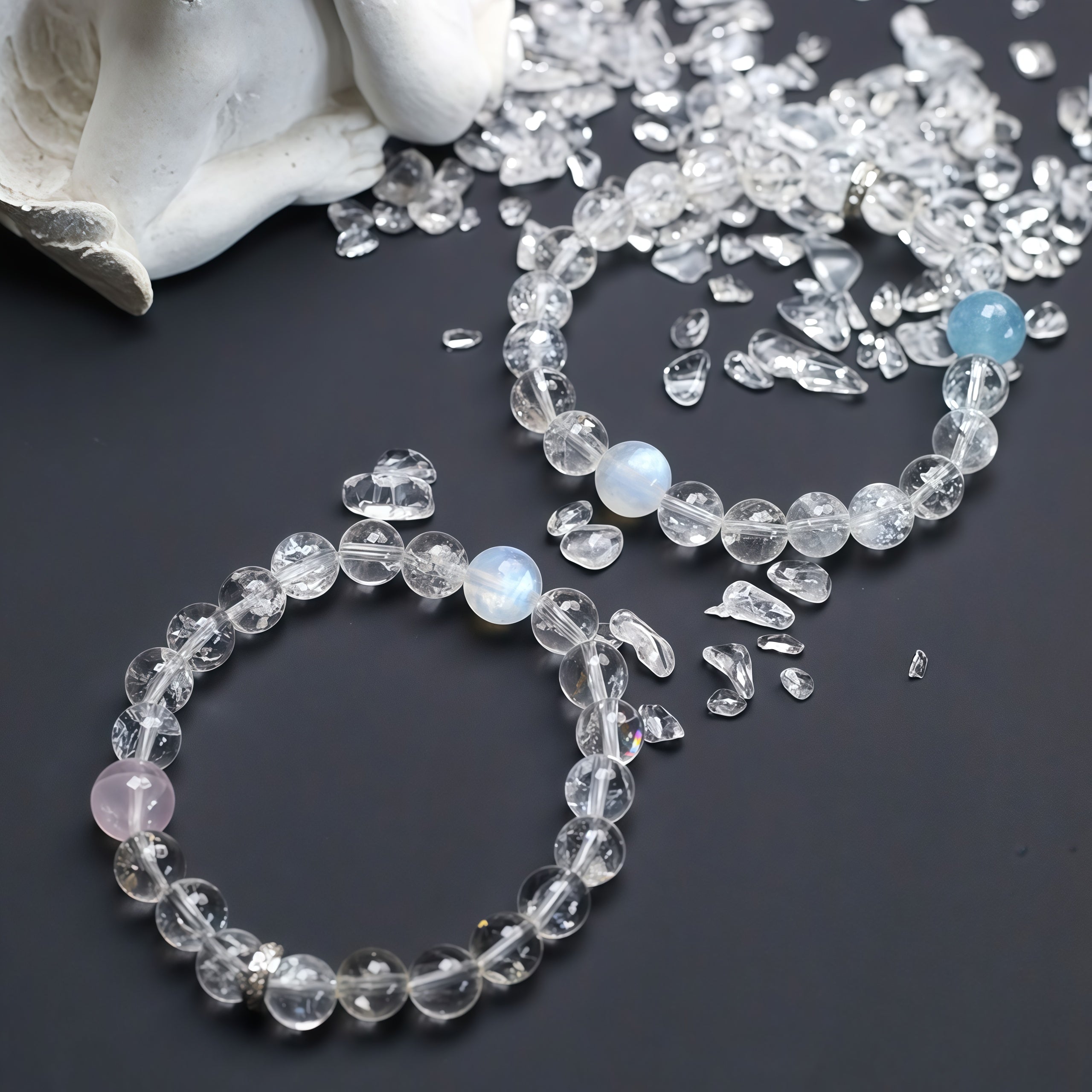 Natural crystal bracelet