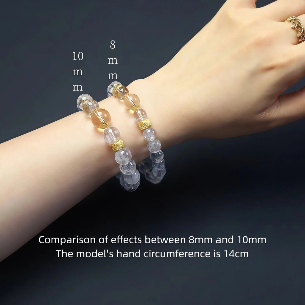 Yellow crystal bracelet