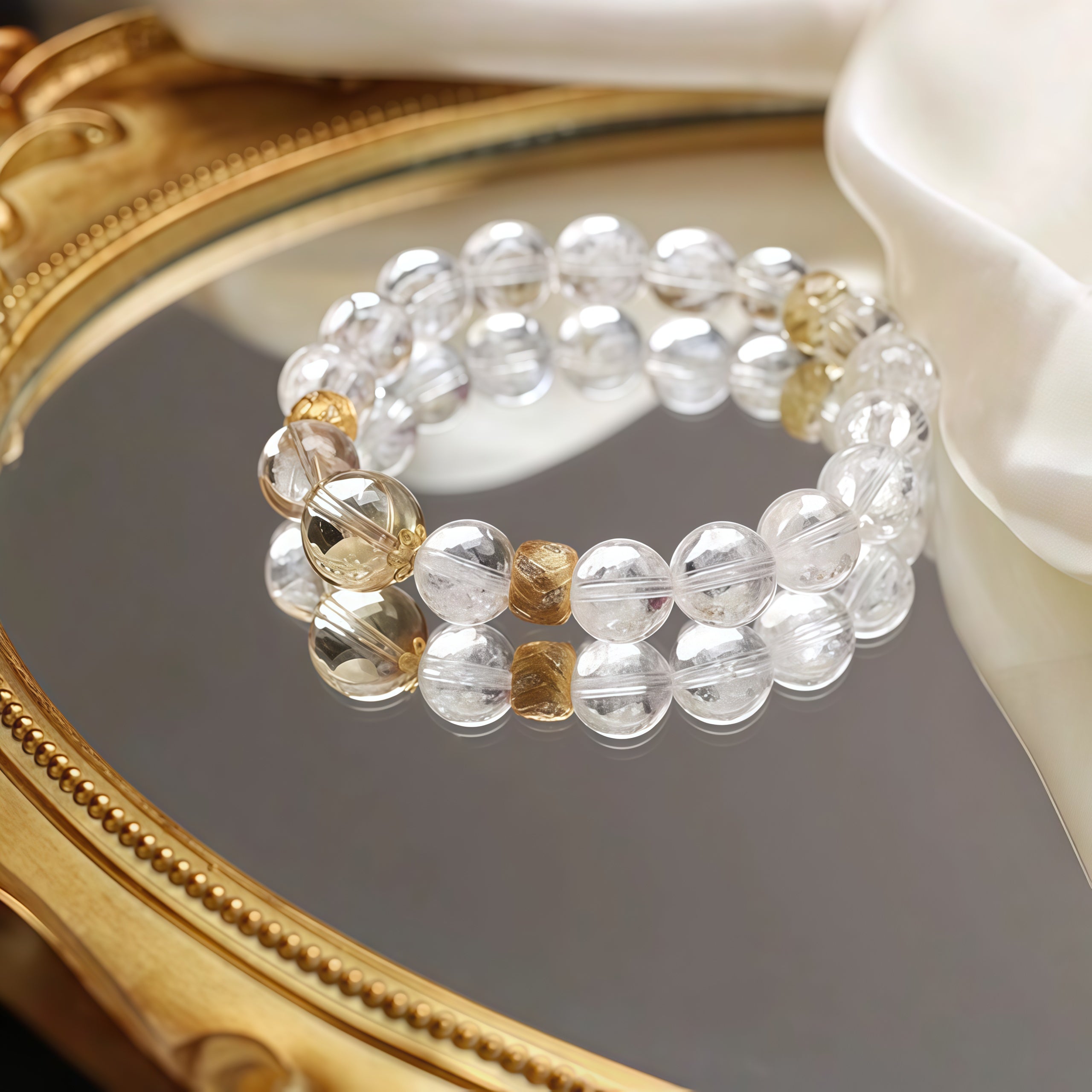 Yellow crystal bracelet