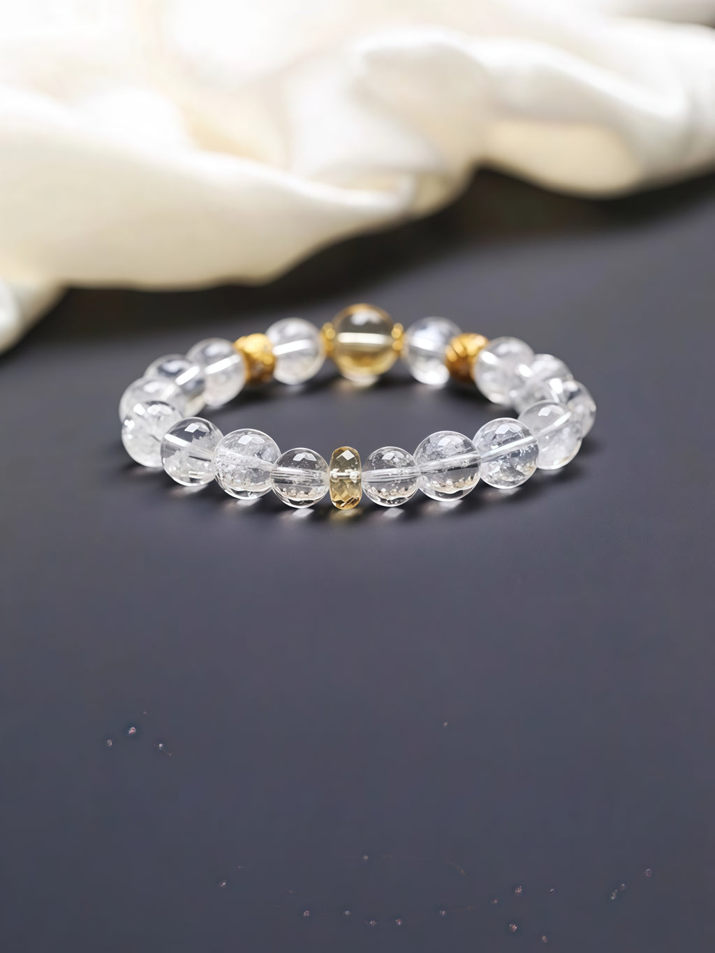 Yellow crystal bracelet