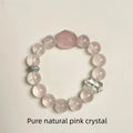 Pure natural pink crystal