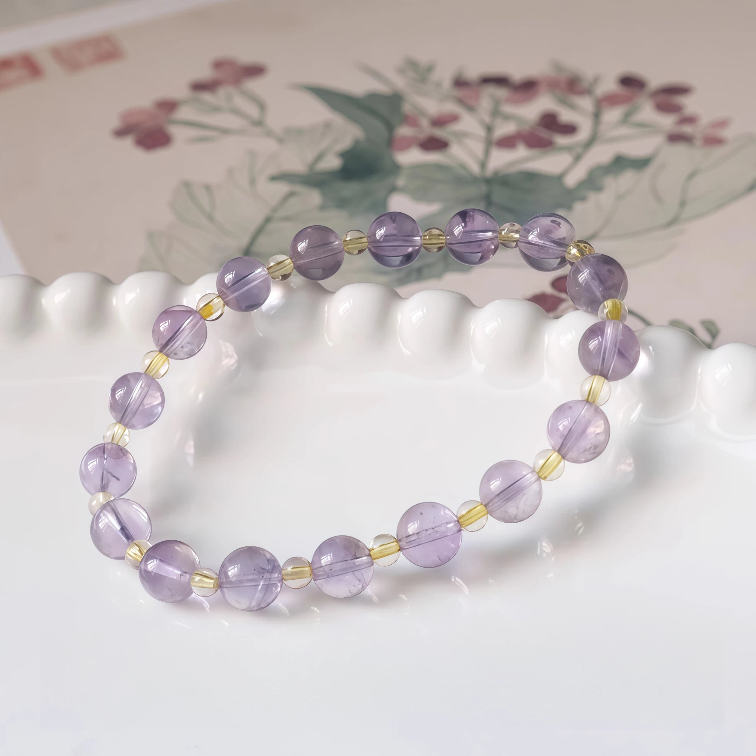 Natural Amethyst Bracelet
