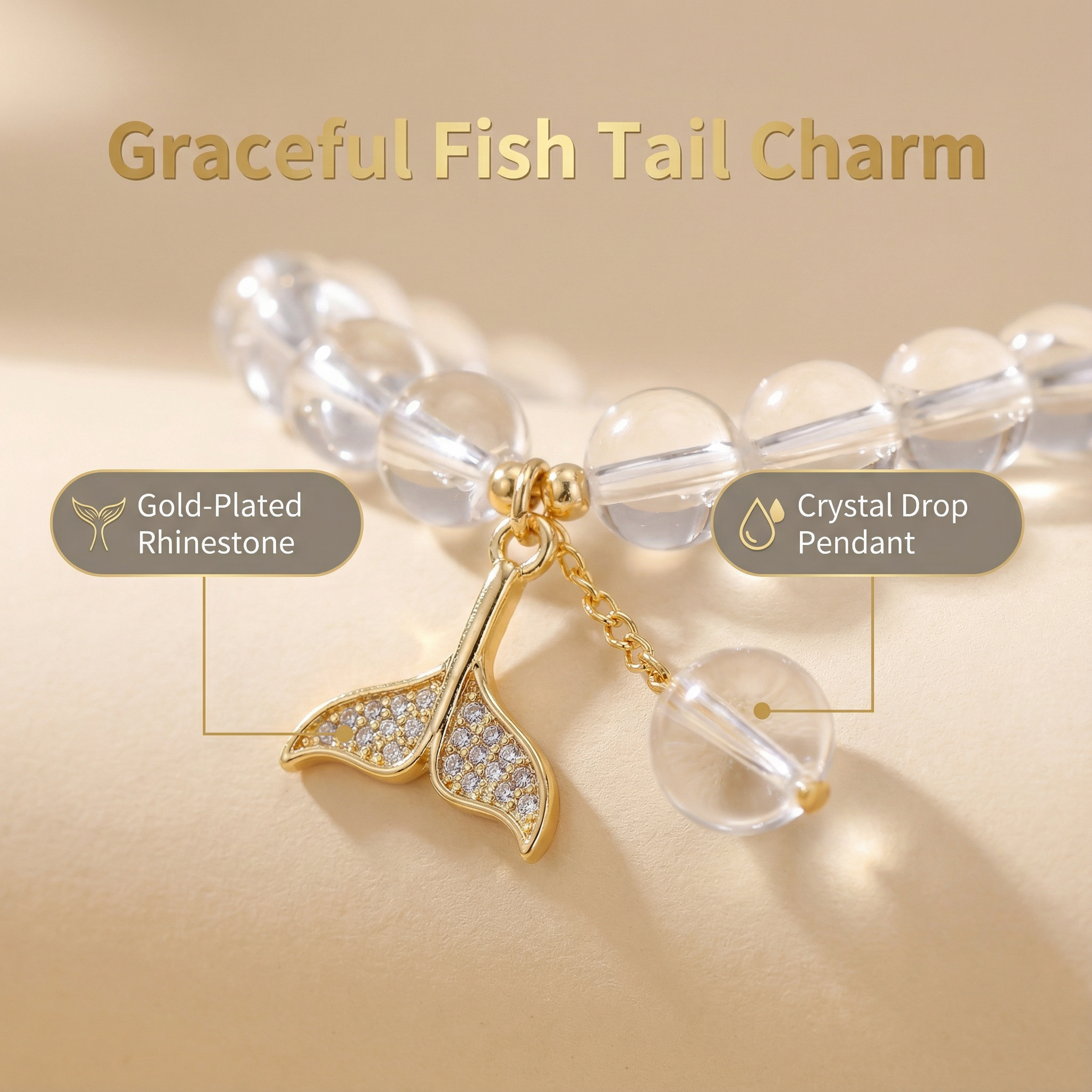 Mermaid tail bracelet