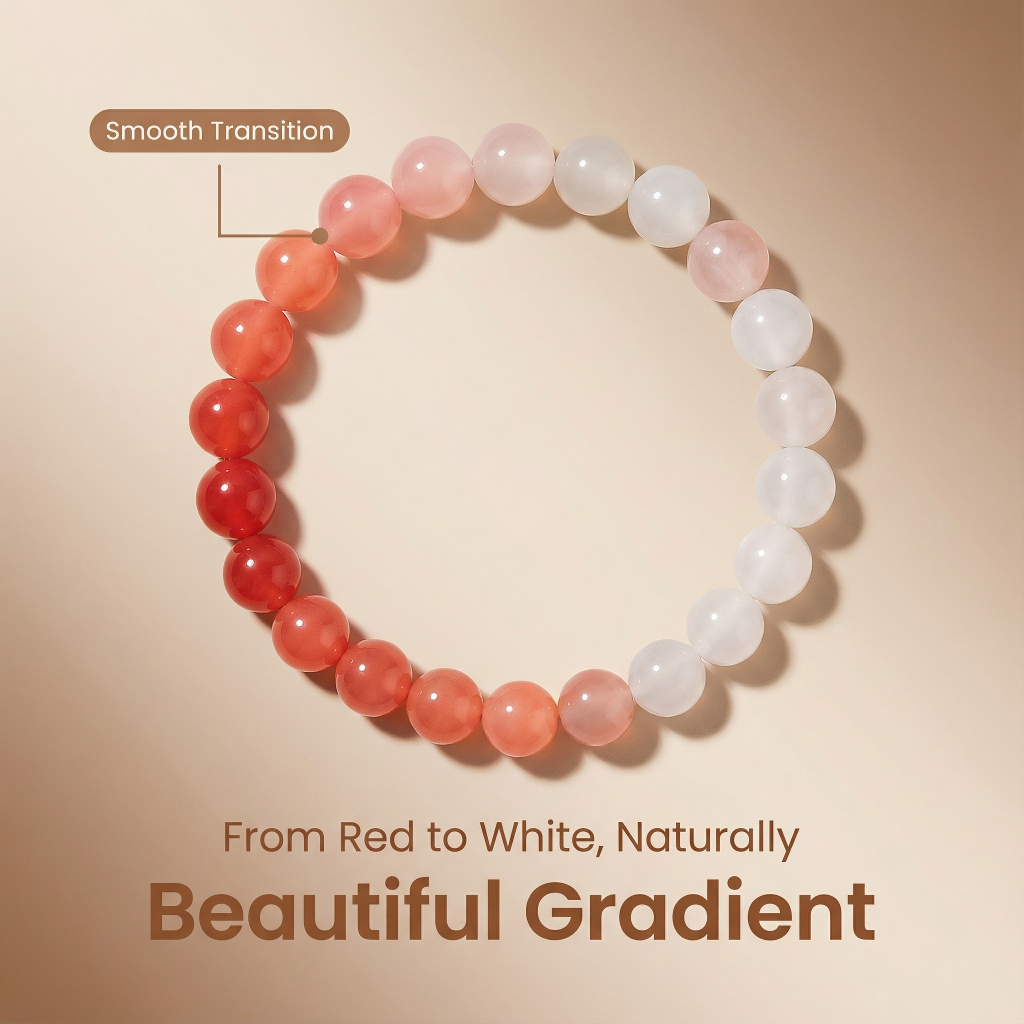 Graduated sunset bracelet