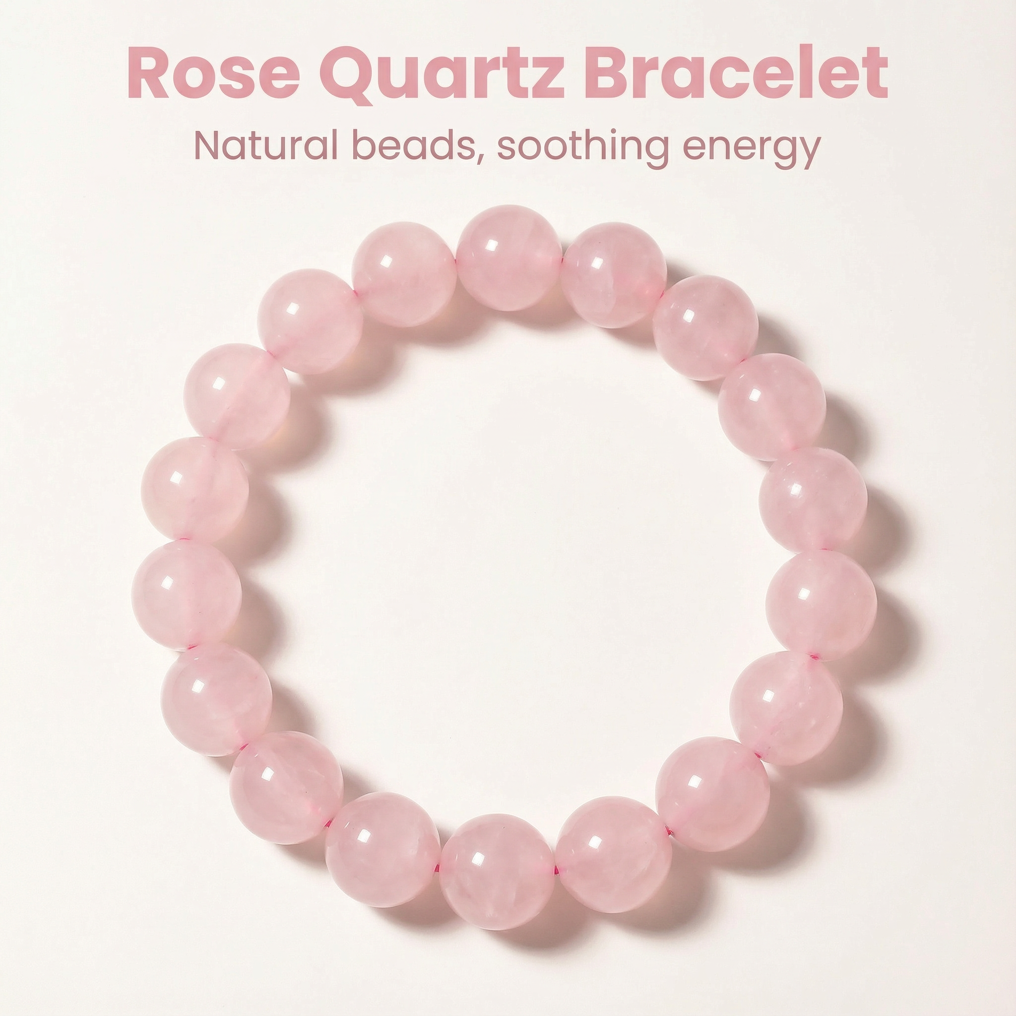 Rose crystal bracelet