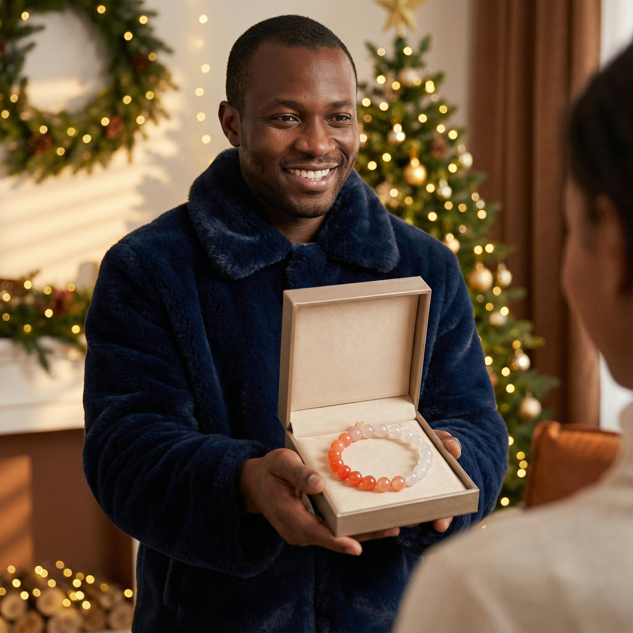 Graduated sunset bracelet