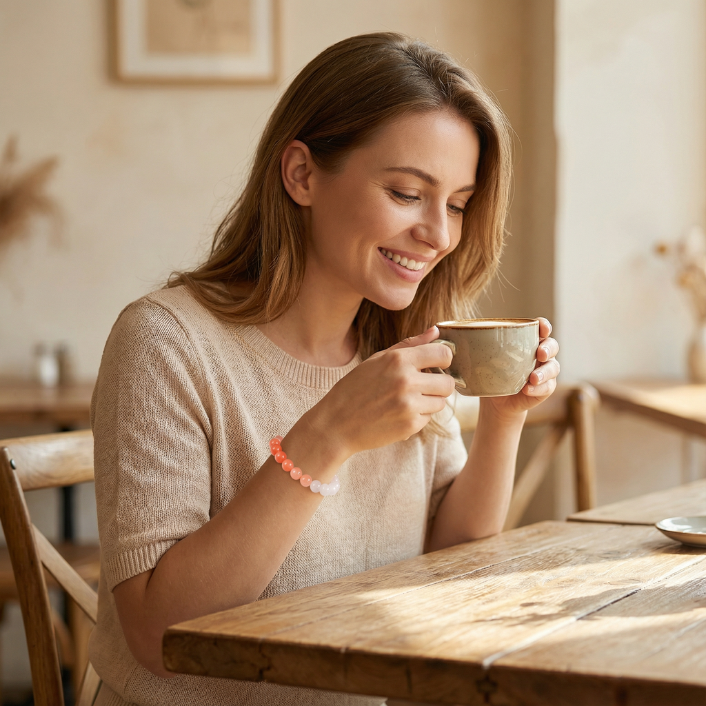 Graduated sunset bracelet