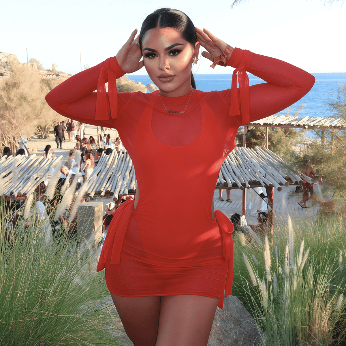 Backless mini dress - Image 2
