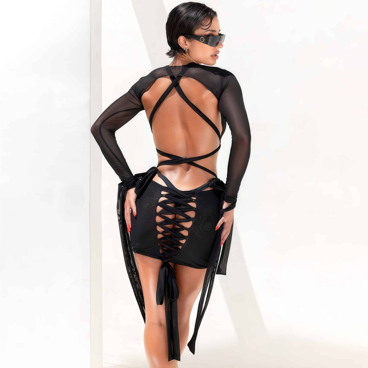 Backless mini dress - Image 5