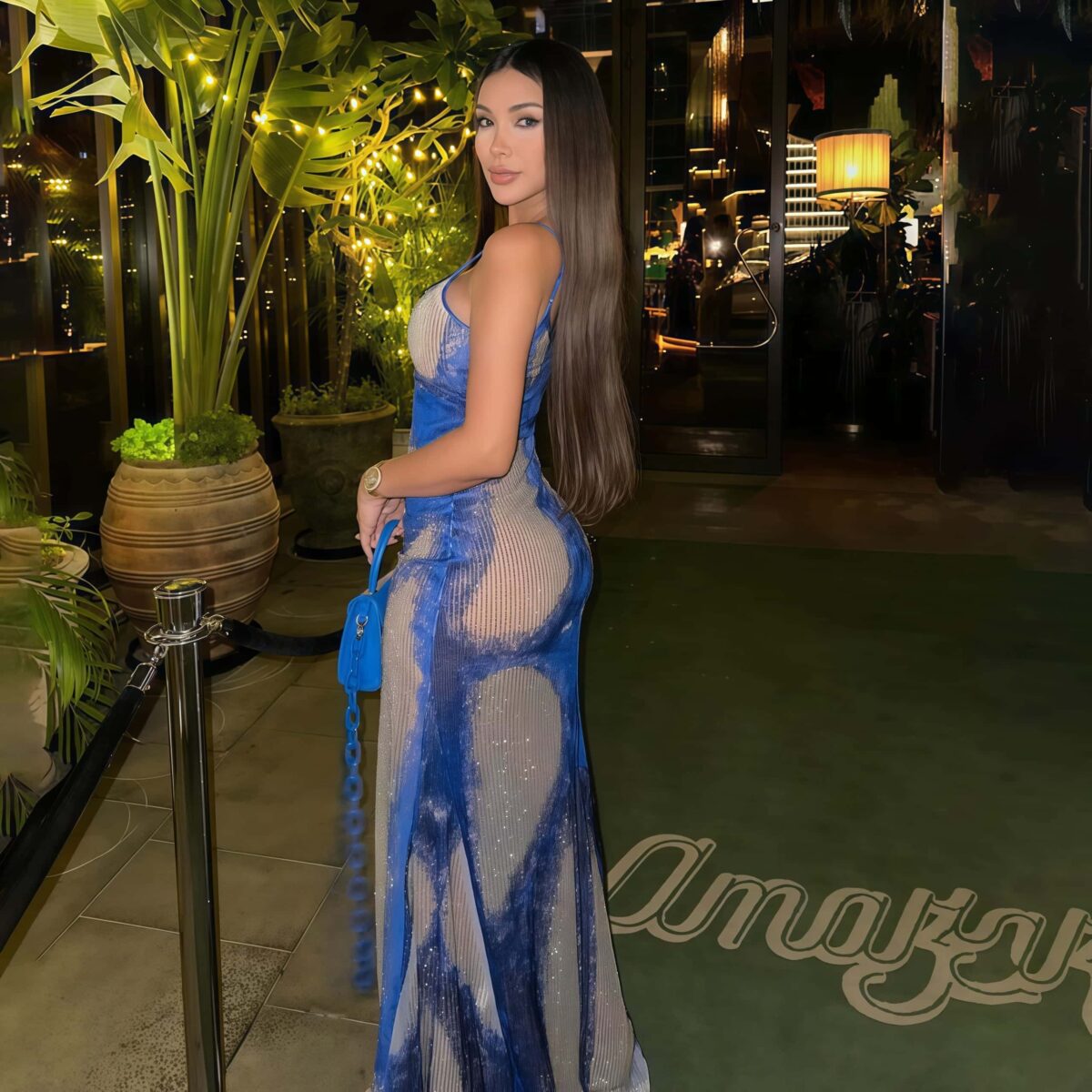 Blue maxi dress - Image 2