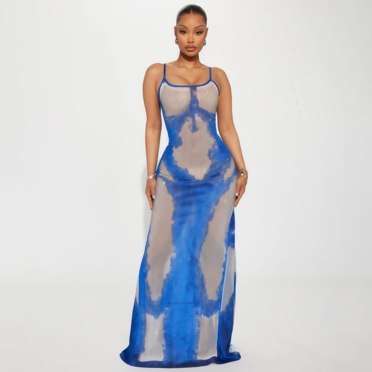 Blue maxi dress - Image 3