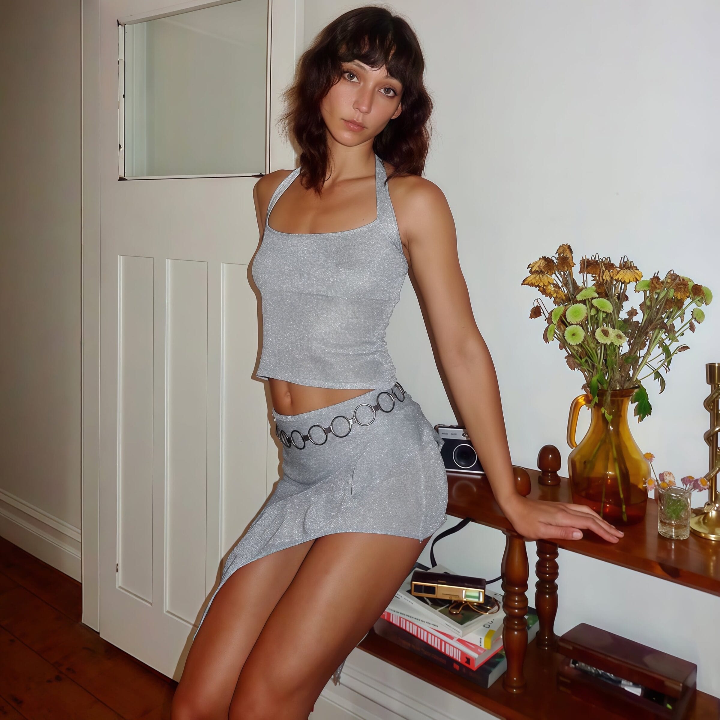 Crop top and skirt set - Image 2