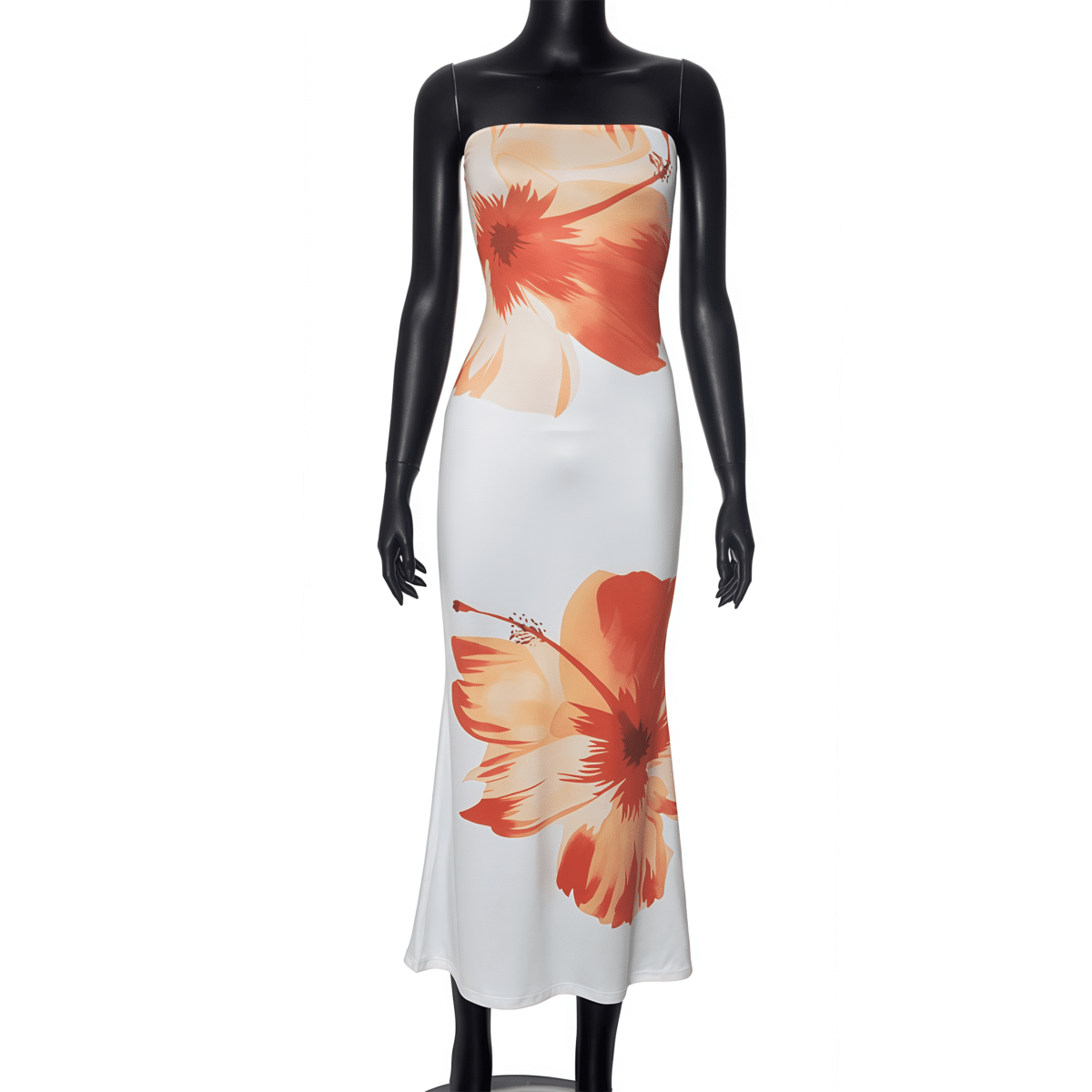 Floral off the shoulder dress - Image 5