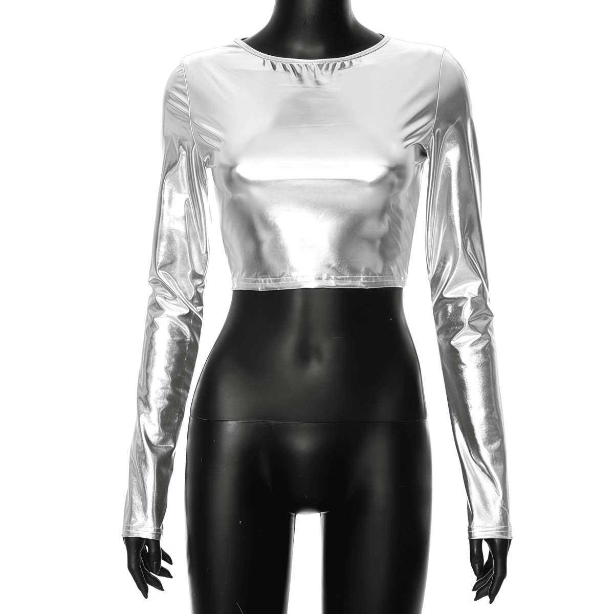 Leather crop top - Image 9