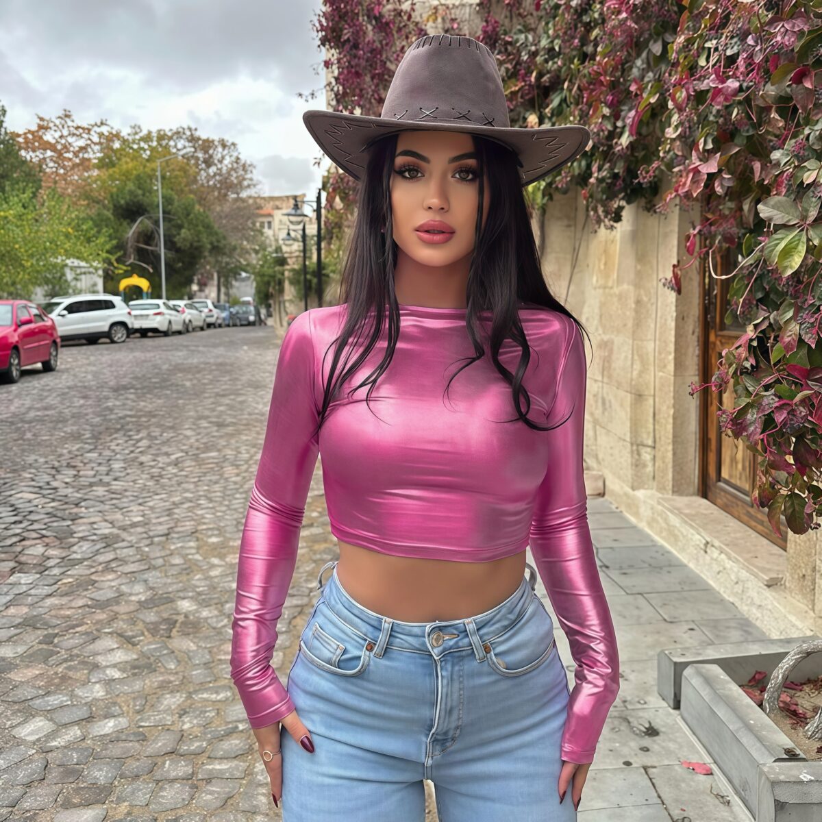 Leather crop top - Image 4