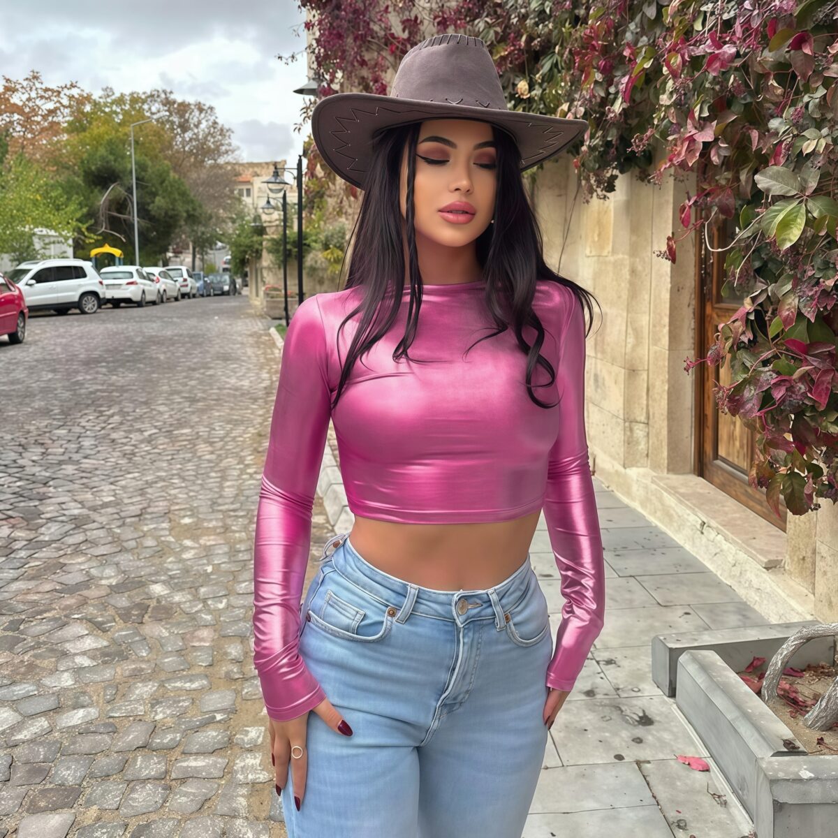 Leather crop top - Image 3