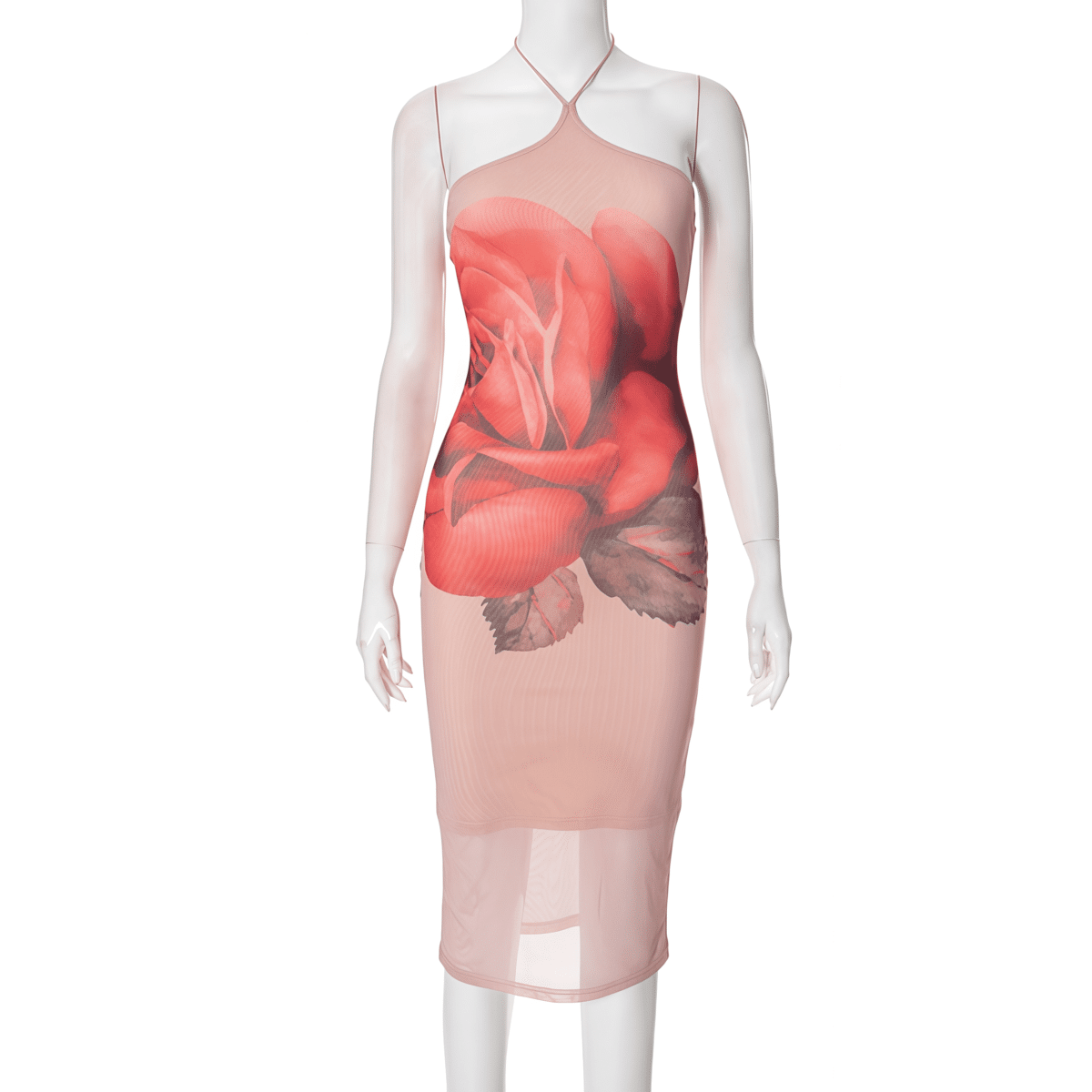 Pink floral dress - Image 5
