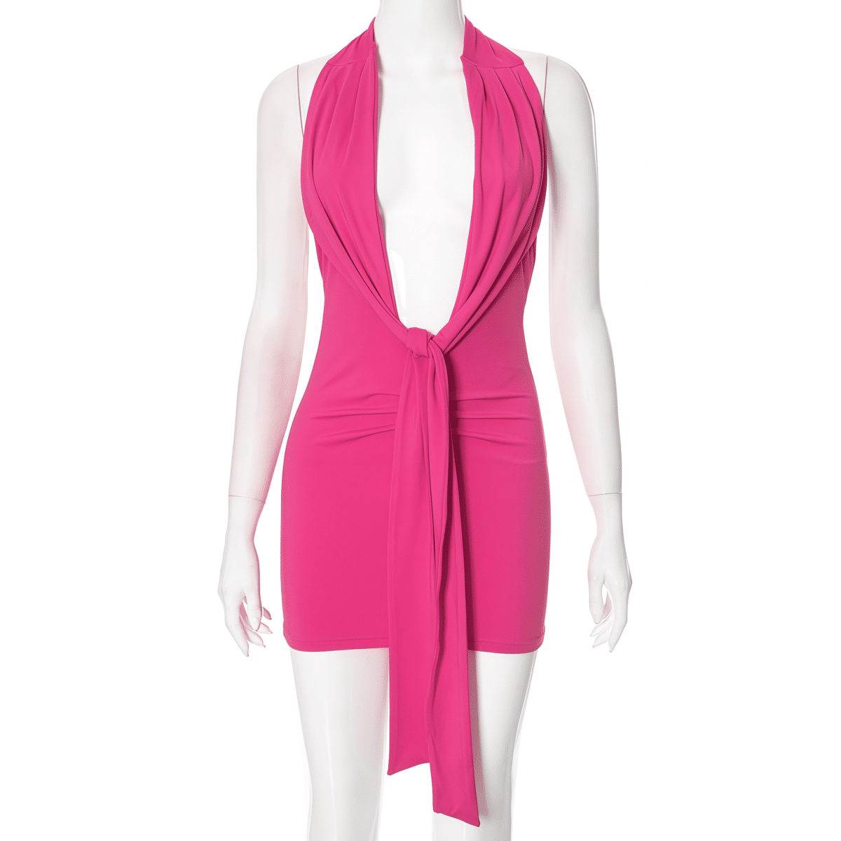 Pink mini dress - Image 5