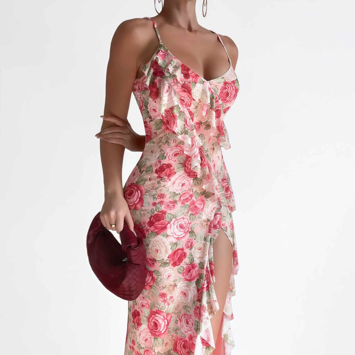 Pink rose dress - Image 4