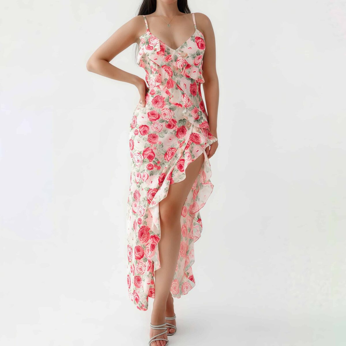 Pink rose dress - Image 3
