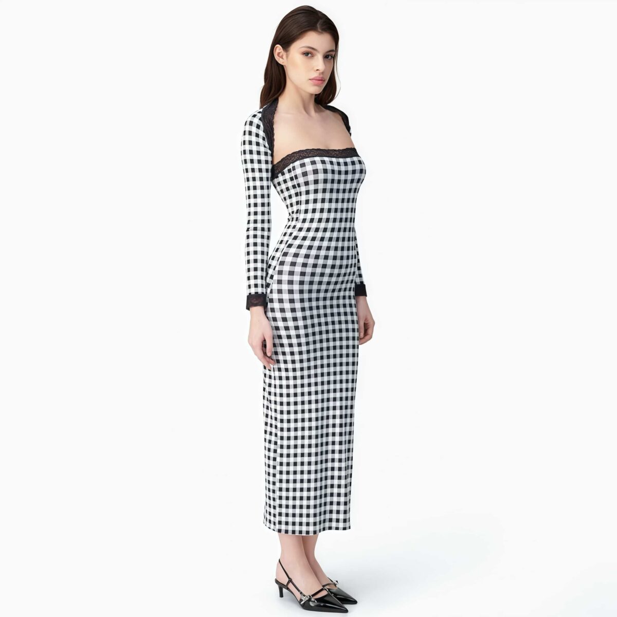 Plaid dress - Image 3
