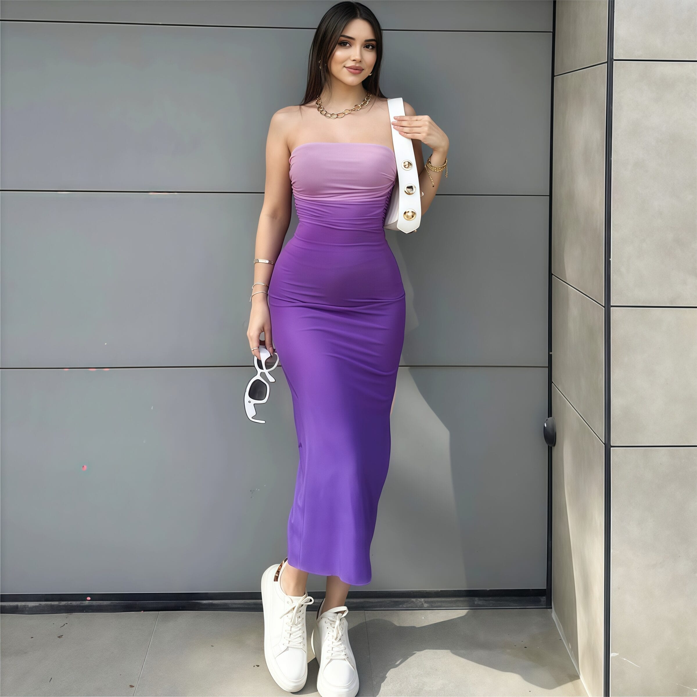 Pleated dress