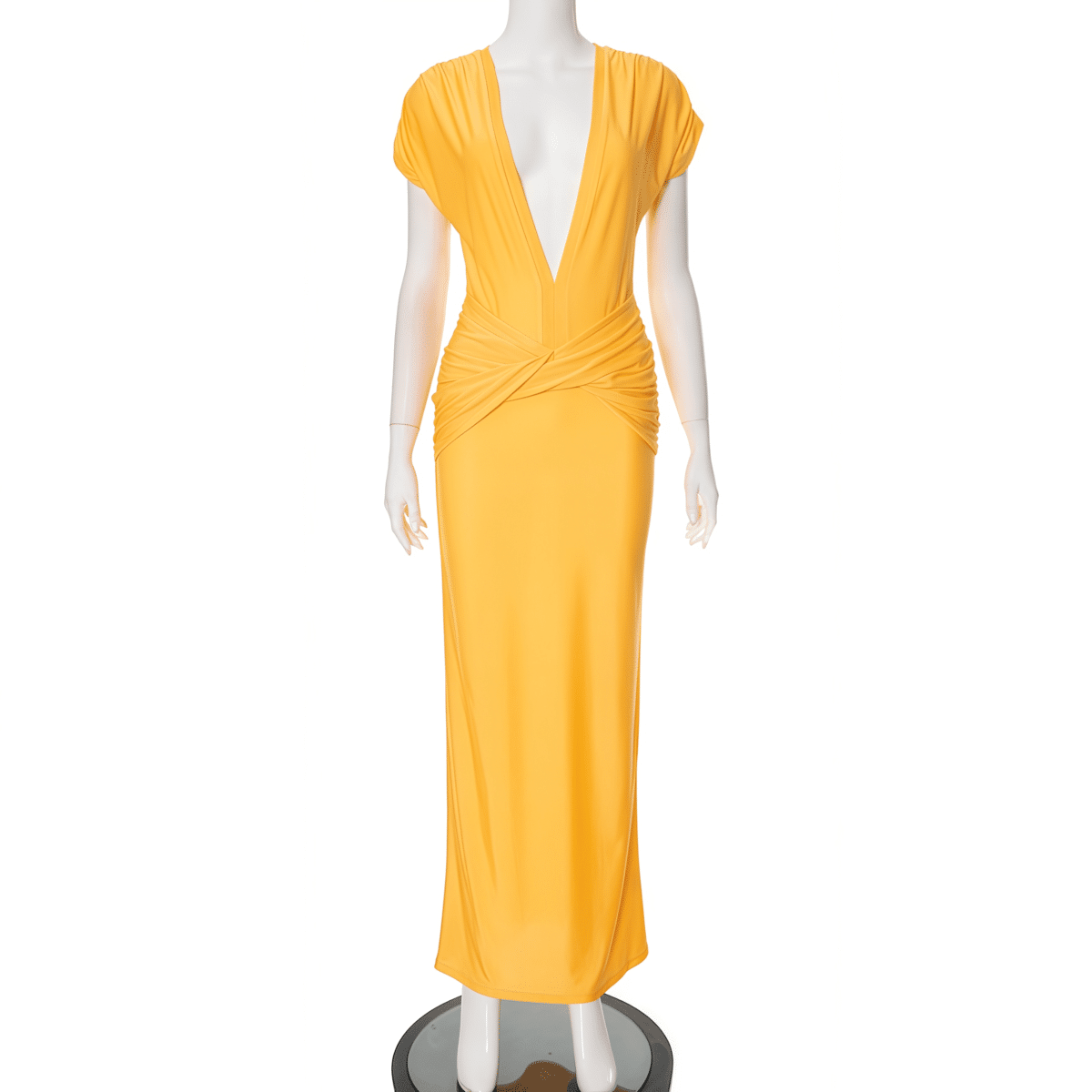 Plunge neck dress - Image 5