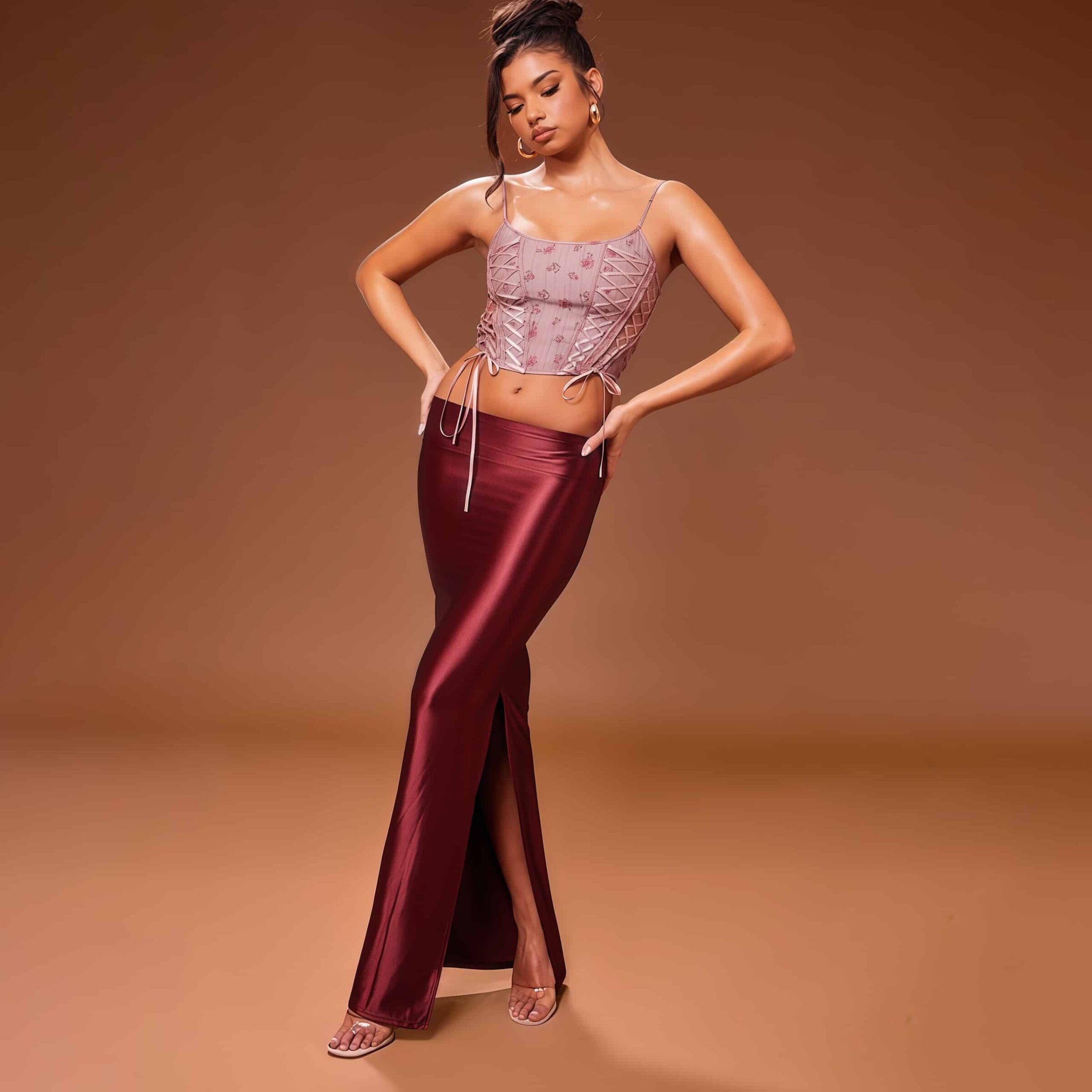 Satin dress - Image 4