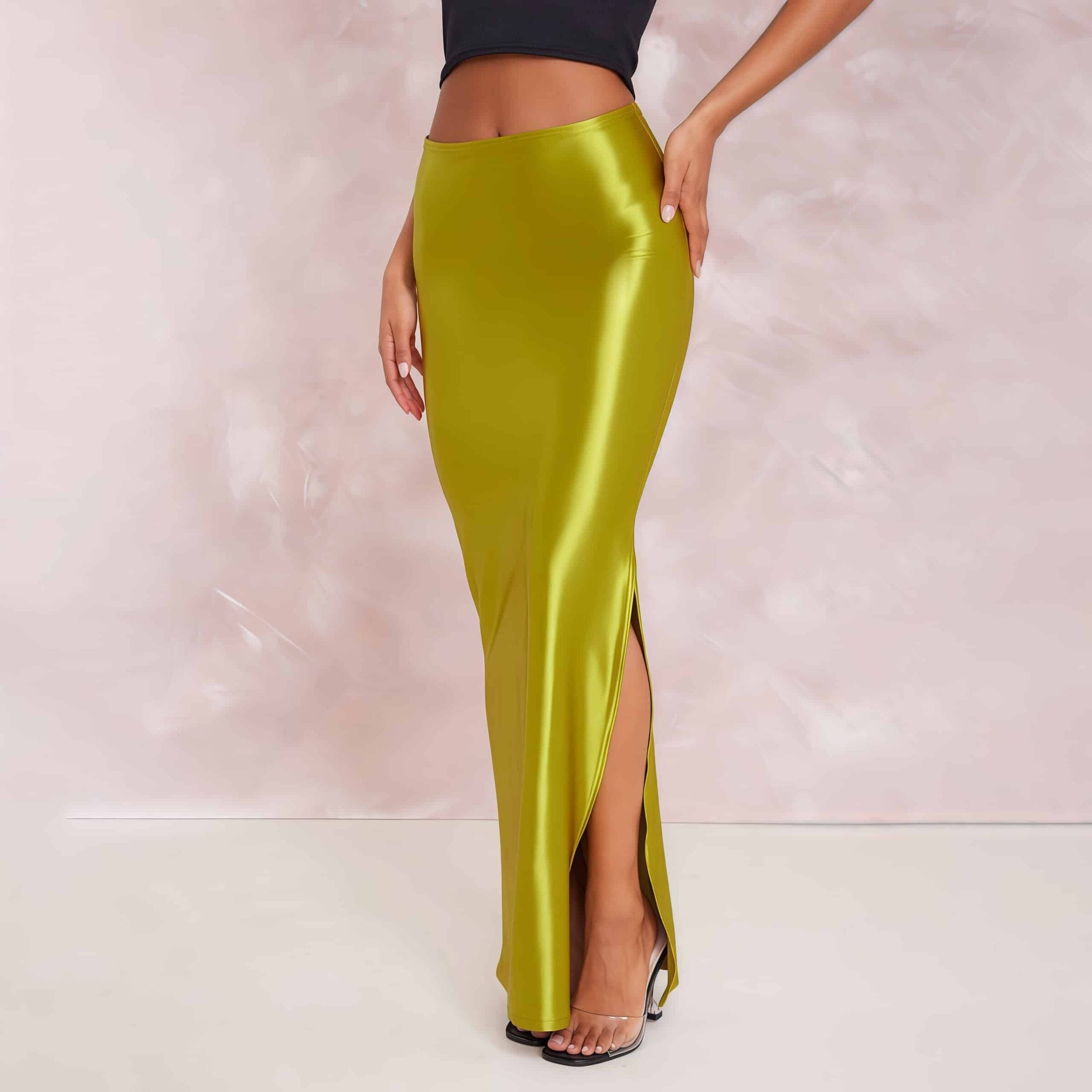 Satin dress - Image 8