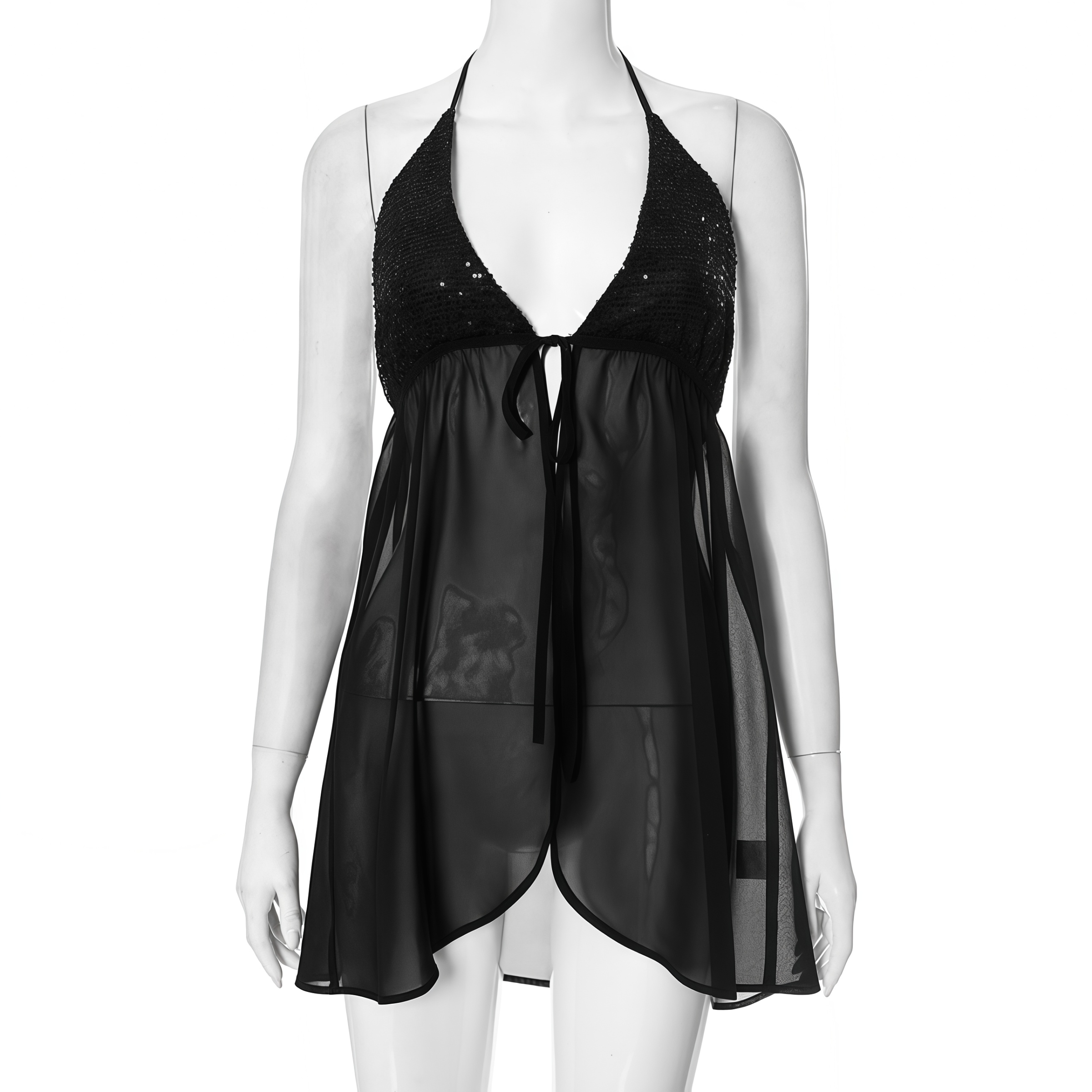 Halter Babydoll Nightdress - Image 5