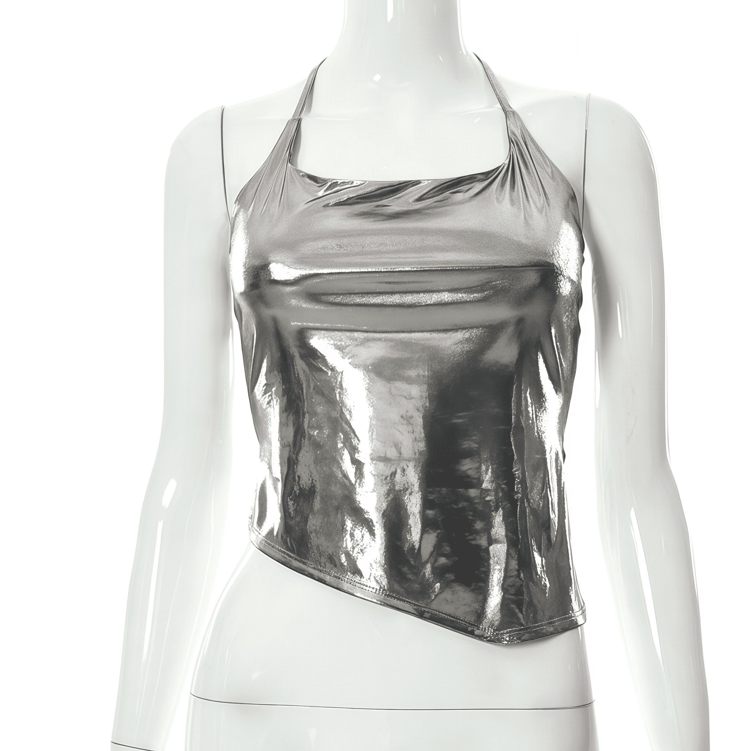 Silver tank top - Image 4