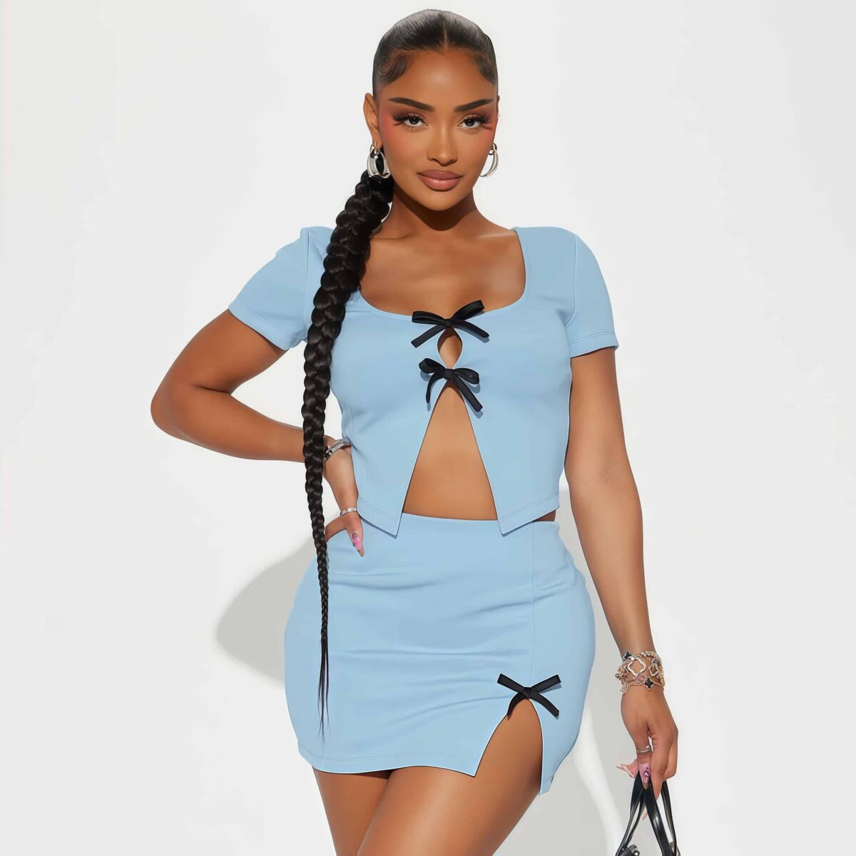 Top and skirt set