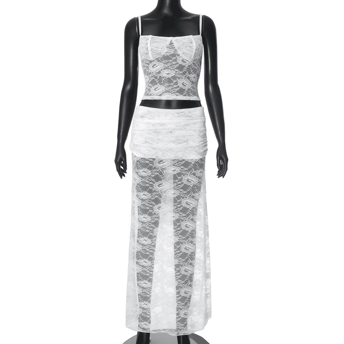White tiered skirt - Image 5