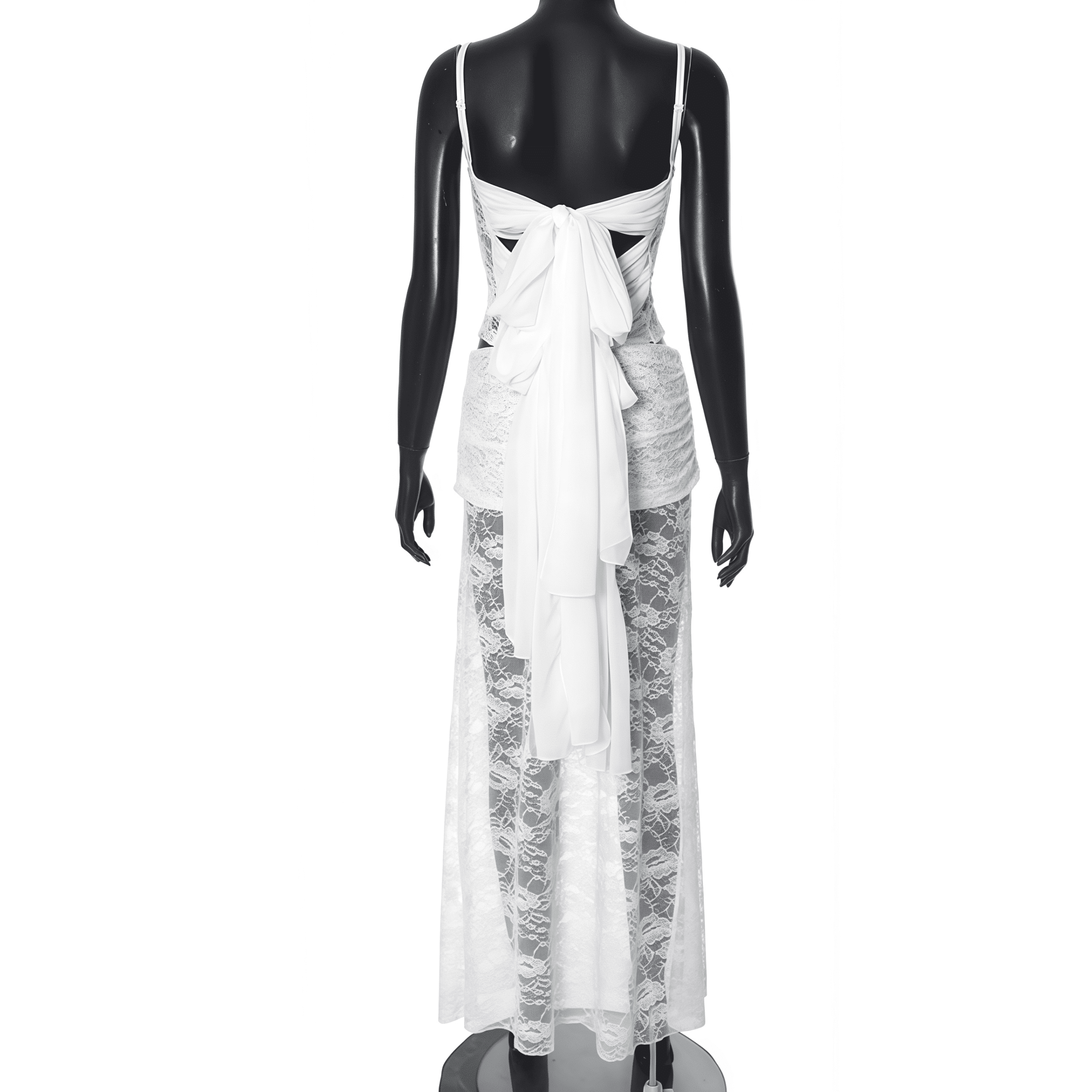 White tiered skirt - Image 6