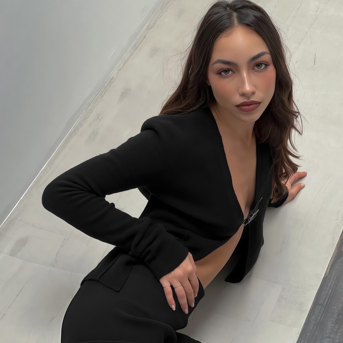 Black crop top - Image 4