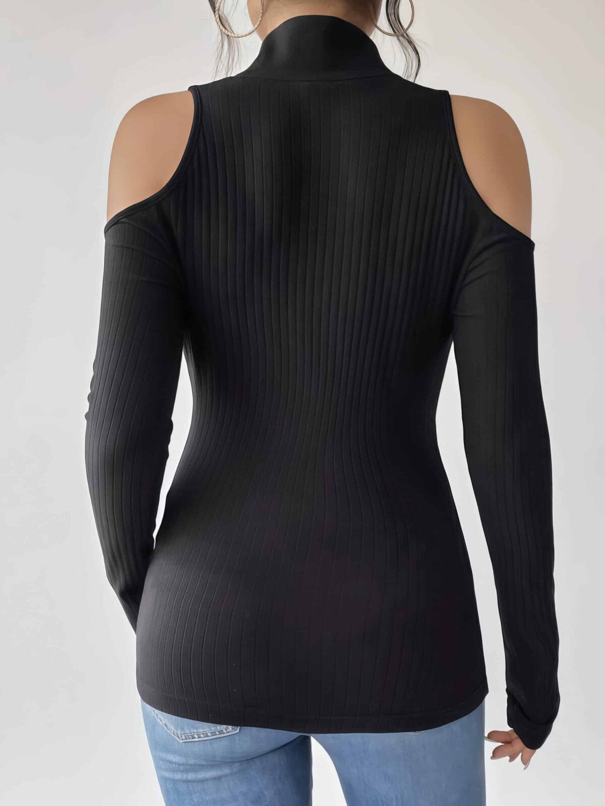 Black Strapless Top - Image 5