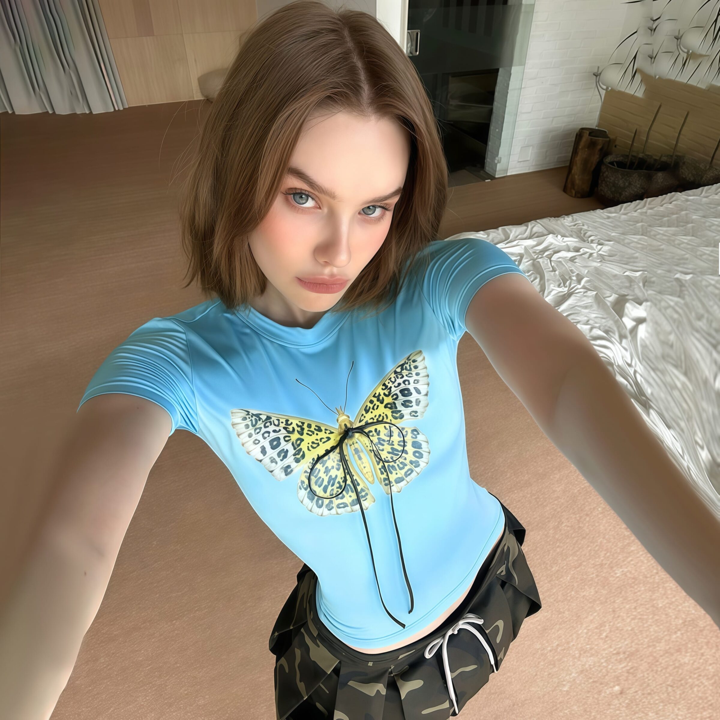 Blue crop top - Image 3