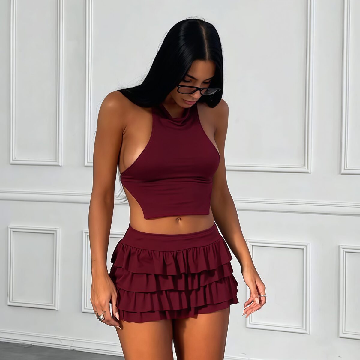 Cowl Neck Halter - Image 4