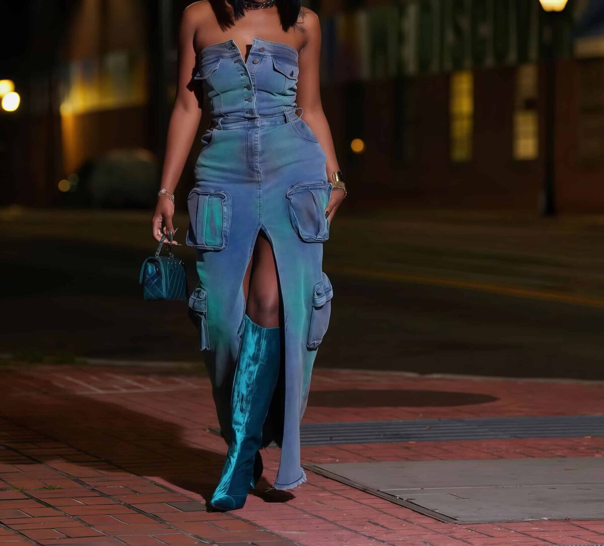 Denim Dress - Image 3