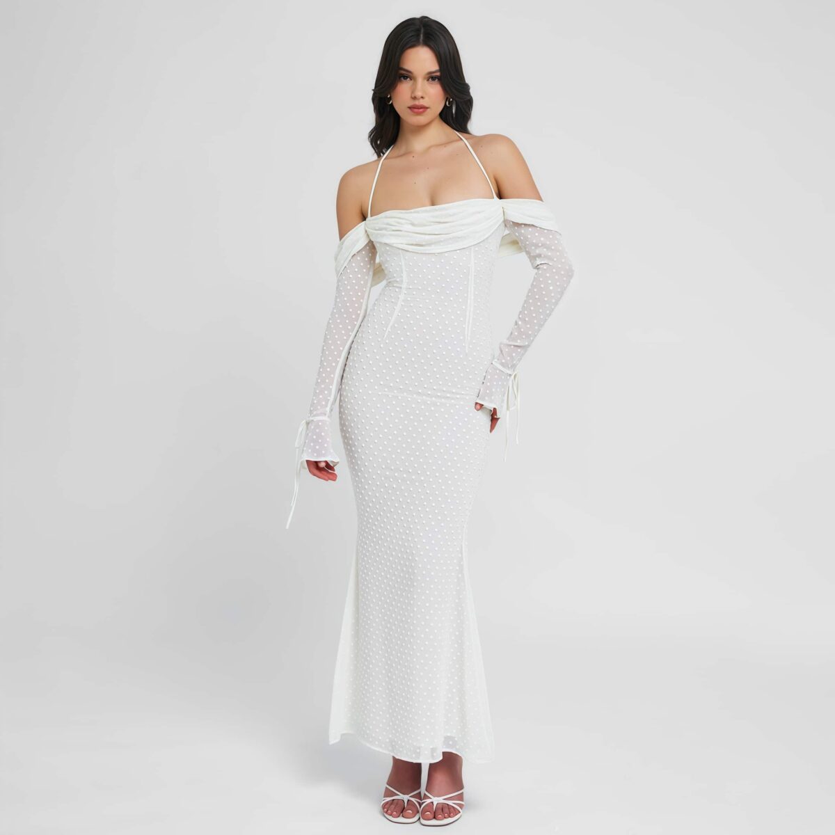 Long Sleeve Prom Dress - Image 5