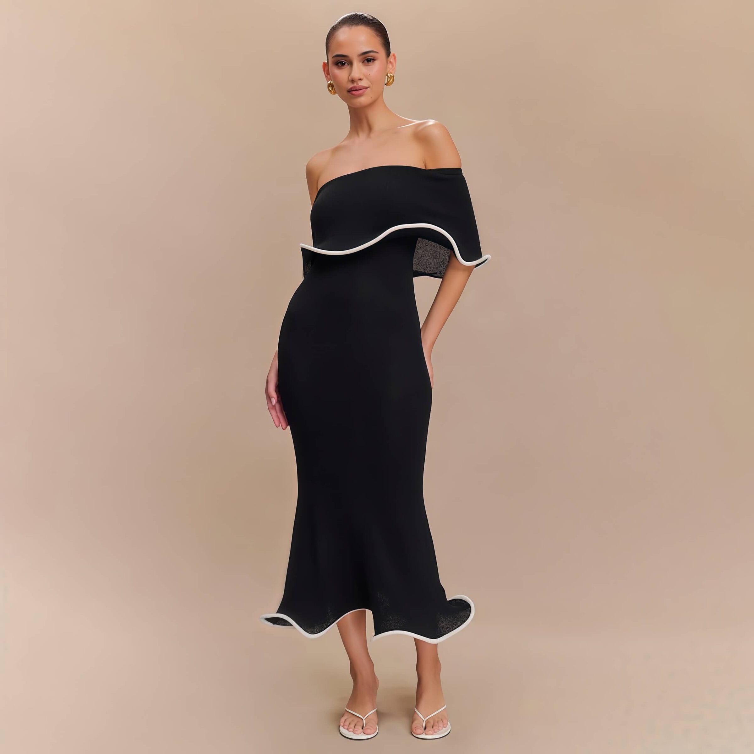 Off shoulder dress formal - Image 2