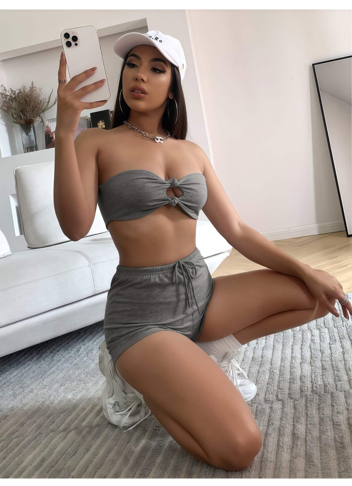 Two Piece Skirt And Top Set - Image 3